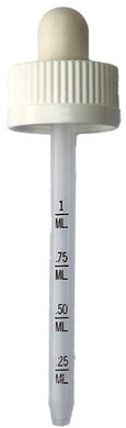 Dropper - Child Resistant (.25, .50, .75 and 1.0 ml measurements)