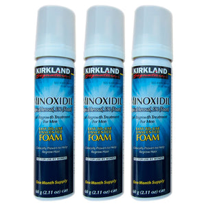 Kirkland 5% Minoxidil Extra Strength Foam Hair Loss and Hair Regrowth Treatment 3-Month