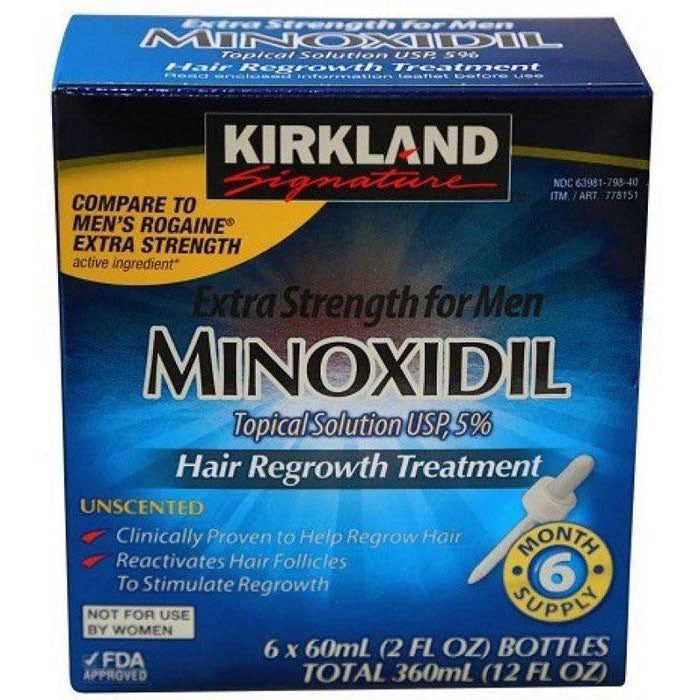 Kirkland Extra Strength Liquid Hair Loss and Hair Regrowt –